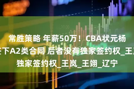 常胜策略 年薪50万！CBA状元杨曦皓与福建签下A2类合同 后者没有独家签约权_王岚_王翊_辽宁
